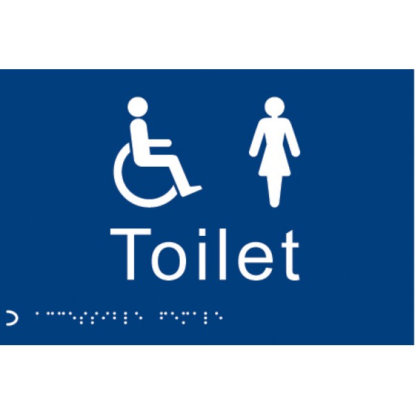 Braille - Toilet Ladies / Disabled Braille - Toilet Ladies / Disabled