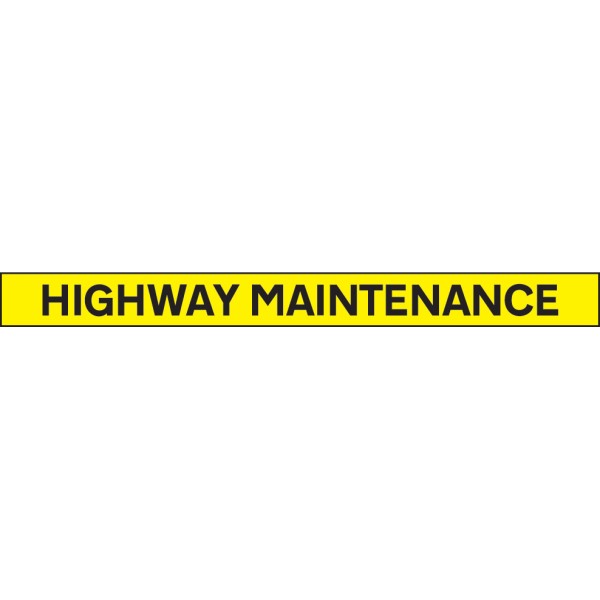 Highway Maintenance - Reflective Self Adhesive Vinyl