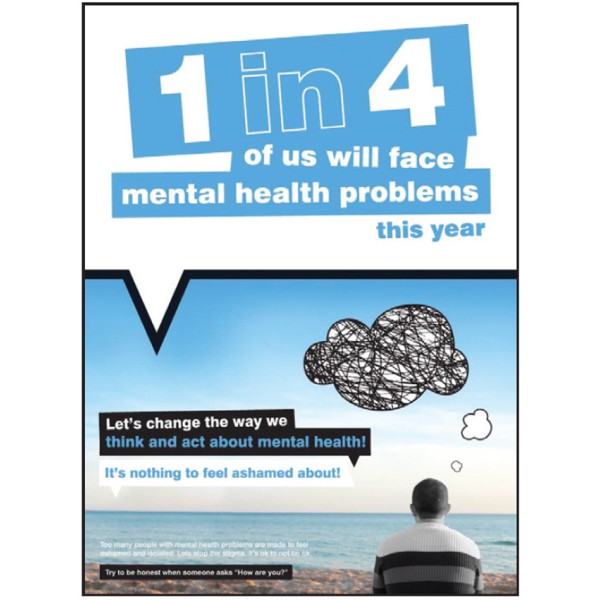 Let's Change - Mental Health Poster Let's Change - Mental Health Poster