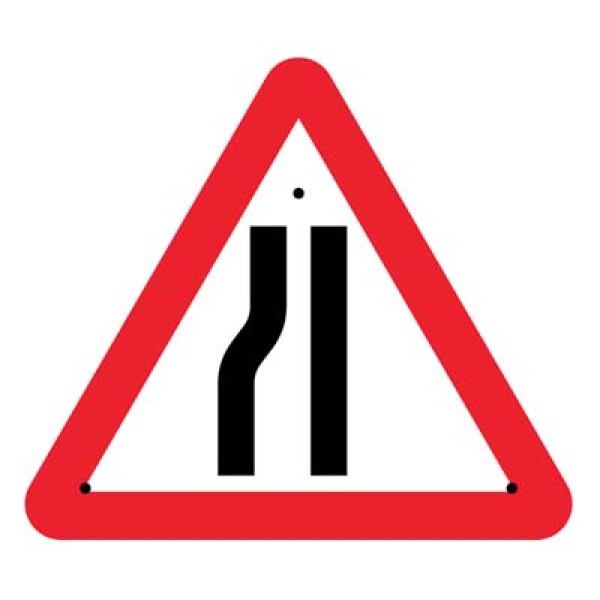 Re-Flex Sign - Road Narrowing Left Re-Flex Sign - Road Narrowing Left