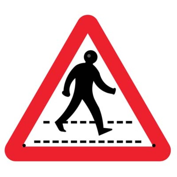 Re-Flex Sign - Pedestrian Crossing Re-Flex Sign - Pedestrian Crossing