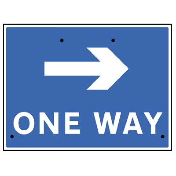 Re-Flex Sign - One Way Arrow Right Re-Flex Sign - One Way Arrow Right