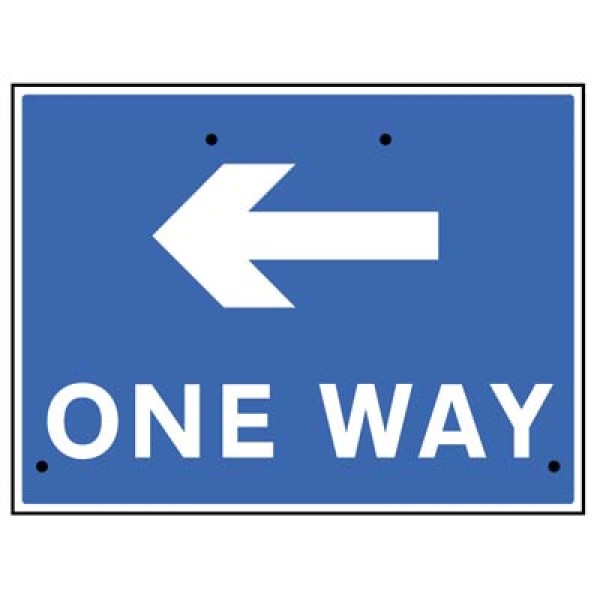 Re-Flex Sign - One Way Arrow Left Re-Flex Sign - One Way Arrow Left