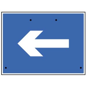 Re-Flex Sign - One Way Arrow Only