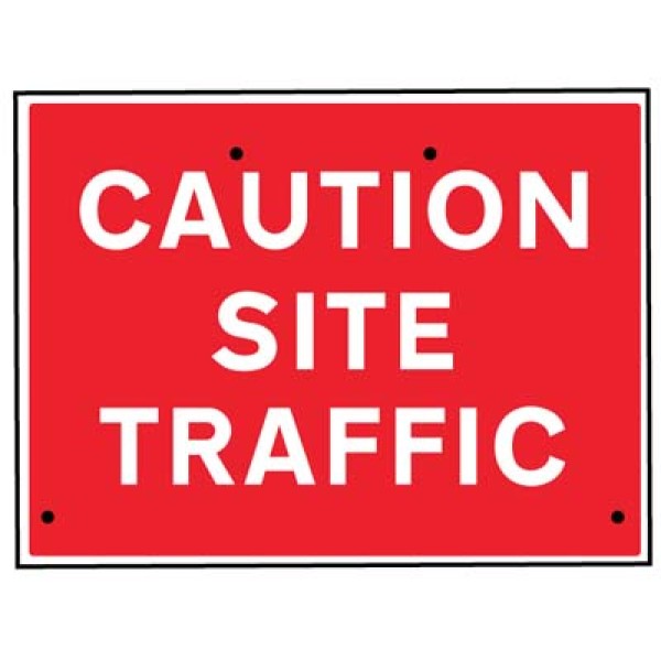 Re-Flex Sign - Caution - Site Traffic Re-Flex Sign - Caution - Site Traffic