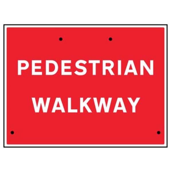 Re-Flex Sign - Pedestrian Walkway Re-Flex Sign - Pedestrian Walkway