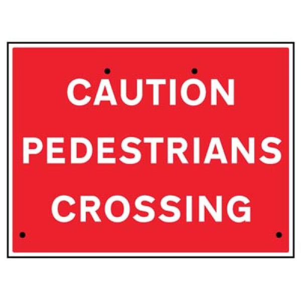 Re-Flex Sign - Caution - Pedestrians Crossing Re-Flex Sign - Caution - Pedestrians Crossing