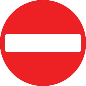 No Entry - Class R2 - Permanent