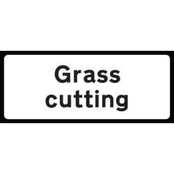 Grass Cutting Supplementary Plate - Class RA1 Grass Cutting Supplementary Plate - Class RA1