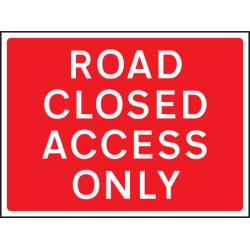 Road Closed Access Only - Class RA1 