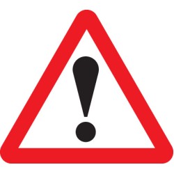 ! - Road Traffic - Exclamation Symbol