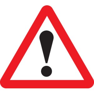 ! - Road Traffic - Exclamation Symbol