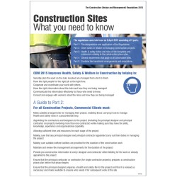 Construction (Design & Management) Regulations 2007 - Poster