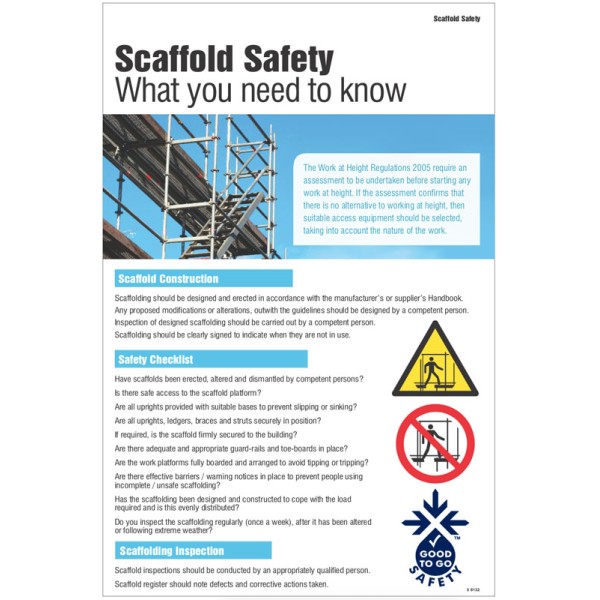 Scaffold Safety - Poster Scaffold Safety - Poster