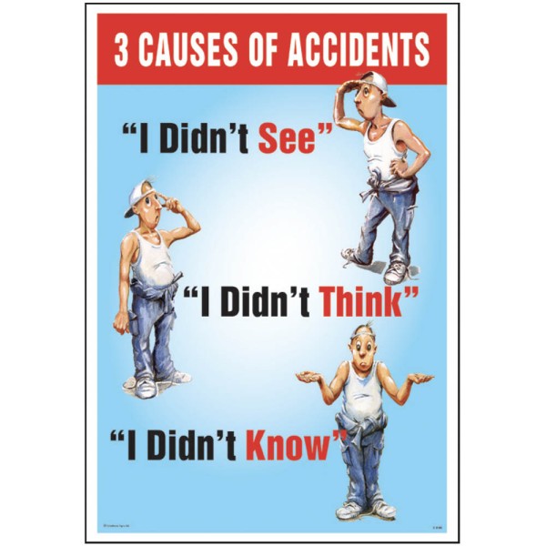 3 Causes of Accidents - Poster 3 Causes of Accidents - Poster