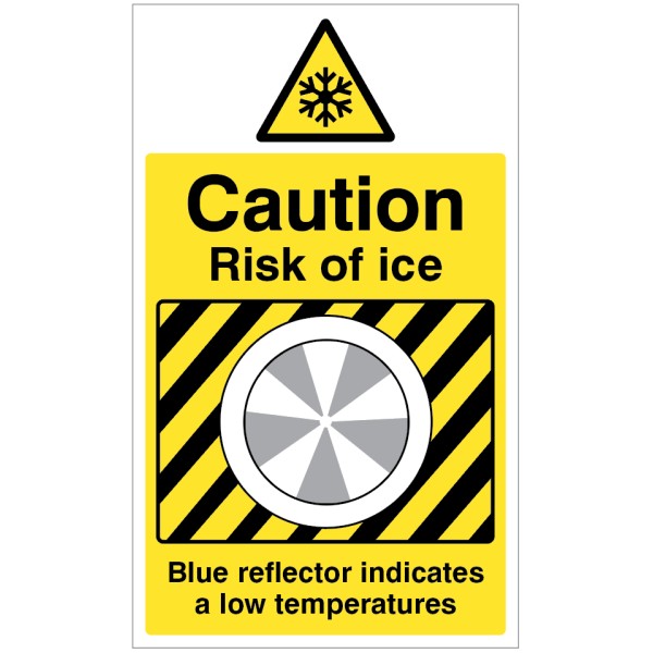 Ice Detector - Caution - Risk of Ice Ice Detector - Caution - Risk of Ice