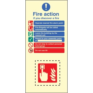 Fire Action & Call Point Set - Operate Alarm - Automatic - Leave Building - Don't use Lift Fire Action & Call Point Set - Operate Alarm - Automatic - Leave Building - Don't use Lift