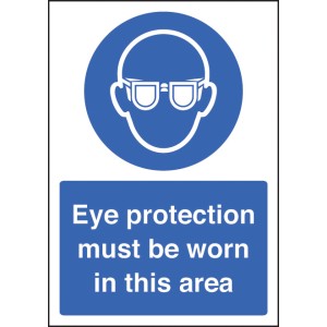 A4 - Eye Protection Must be Worn A4 - Eye Protection Must be Worn