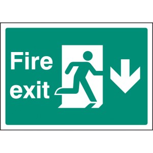 A4 - Fire Exit Down A4 - Fire Exit Down