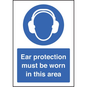 A5 - Ear Protection Must be Worn A5 - Ear Protection Must be Worn
