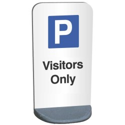 Visitors Parking Only - Temporary Sign Visitors Parking Only - Temporary Sign