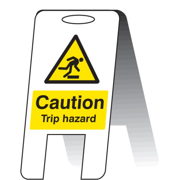 Caution - Trip Hazard - Lightweight Self Standing Sign Caution - Trip Hazard - Lightweight Self Standing Sign