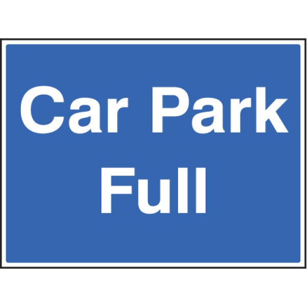 Car Park Full with Frame - 600 x 450mm Car Park Full with Frame - 600 x 450mm