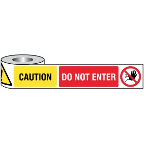 Caution - Do Not Enter - Barrier Tape Caution - Do Not Enter - Barrier Tape