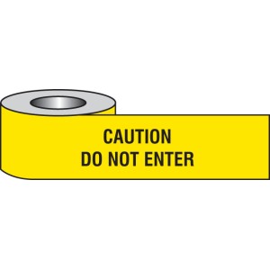 Caution - Do Not Enter - Barrier Tape Caution - Do Not Enter - Barrier Tape
