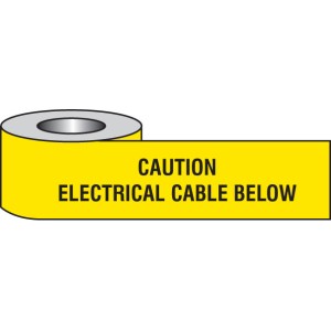 Caution - Electrical Cable Below - Underground Tape Caution - Electrical Cable Below - Underground Tape