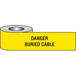 Danger - Buried Cable - Underground Tape Danger - Buried Cable - Underground Tape