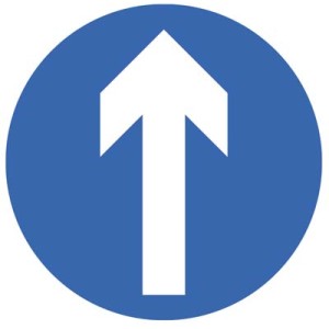 Floor Graphic - One Way Symbol Floor Graphic - One Way Symbol