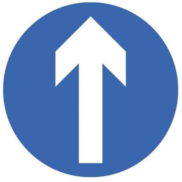 Floor Graphic - One Way Symbol Floor Graphic - One Way Symbol