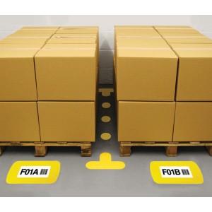 Floor Frame with Clear A4 Window - Yellow Floor Frame with Clear A4 Window - Yellow