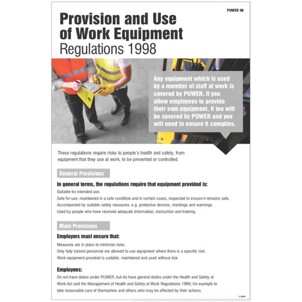 PUWER Guidance - Poster PUWER Guidance - Poster