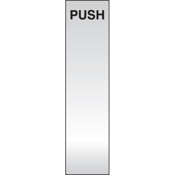 Push - Deluxe Engraved Door Plate Push - Deluxe Engraved Door Plate