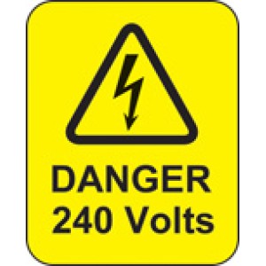 Danger - 240 Volts - Labels Danger - 240 Volts - Labels