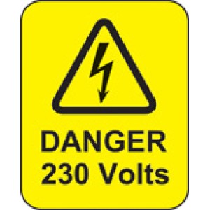Danger - 230 Volts Labels Danger - 230 Volts Labels