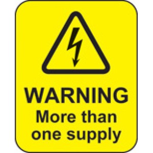 Warning - More Than One Supply Labels Warning - More Than One Supply Labels