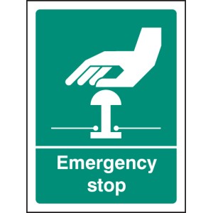 Emergency Stop (White / Green) Emergency Stop (White / Green)