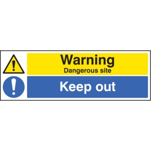 Warning - Dangerous Site - Keep Out Warning - Dangerous Site - Keep Out