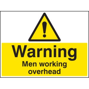 Warning - Men Working Overhead Warning - Men Working Overhead