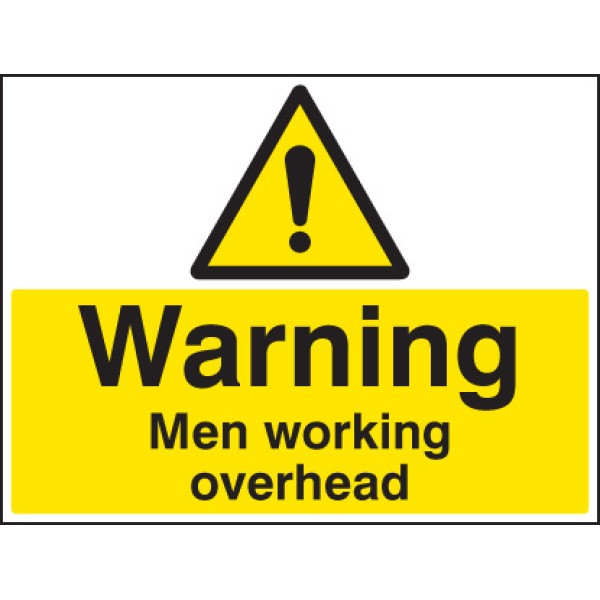 Warning - Men Working Overhead Warning - Men Working Overhead