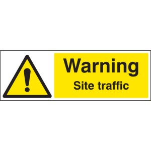 Warning - Site Traffic Warning - Site Traffic