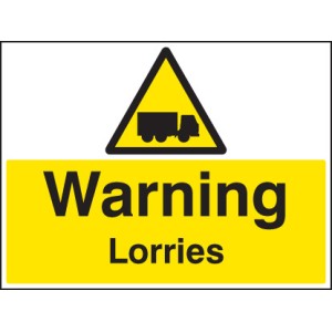 Warning - Lorries Warning - Lorries