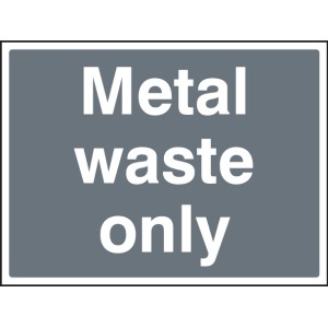 Metal Waste Only Metal Waste Only