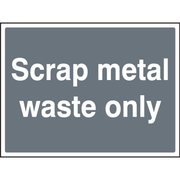 Scrap Metal Waste Only