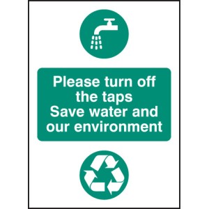 Please Turn Off the Taps - Save Water and Environment Please Turn Off the Taps - Save Water and Environment
