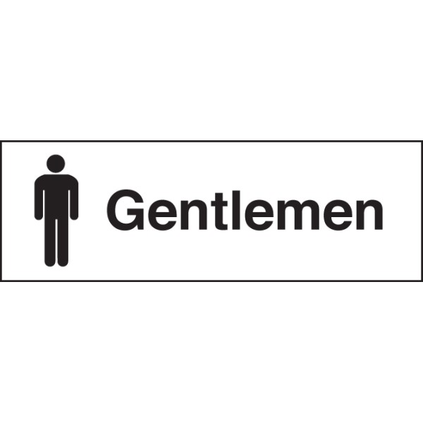 Gentlemen (Male Symbol) Gentlemen (Male Symbol)
