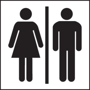 Unisex Toilet Symbol Unisex Toilet Symbol